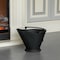 Gardenised Indoor and Outdoor Black Iron Ash Bucket Use for Fire Pit, Wood Burning Stove, Grill QI004555 - alternate 8